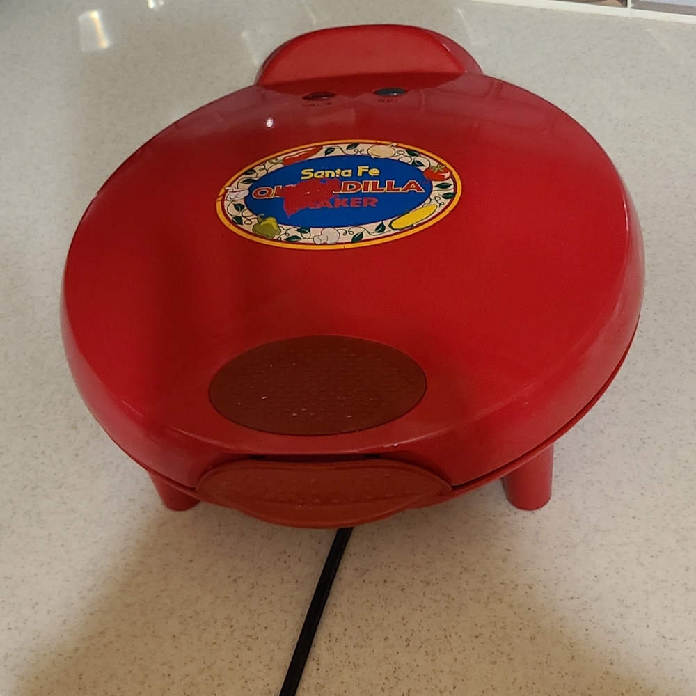 Vintage Red Quesadilla Maker